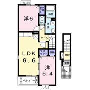 エスポワール Dの間取り画像