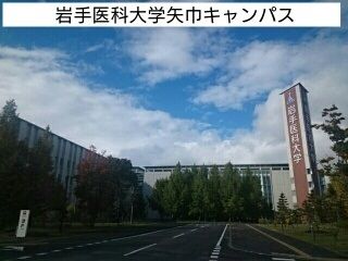 近くの岩手医科大学まで1,100m（徒歩14分）
