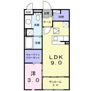 メゾンリバーサイドAの間取り画像
