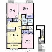 クラージュの間取り画像