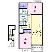 アークヒルズ 豊栄 Aの間取り画像