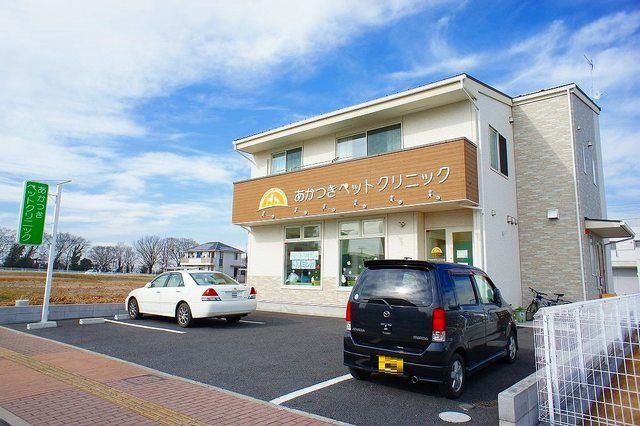 近くのあかつきペットクリニックまで600m(徒歩8分)