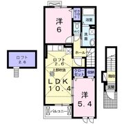 エターニティ イーストの間取り画像
