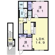 Bros．259の間取り画像
