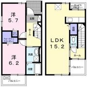 クレーヴェルの間取り画像
