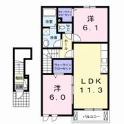 メゾンシュクレⅡの間取り画像