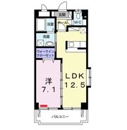 マンション ハイビスカスの間取り画像