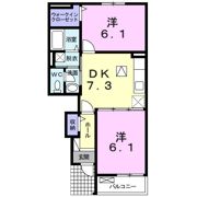 カーサ尾城の間取り画像