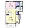 マイン シュロス Ⅰの間取り画像
