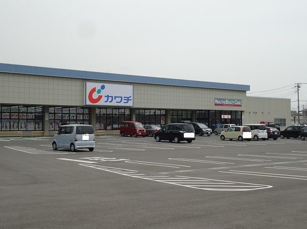 近くのカワチ薬品富津店まで600m(徒歩8分)