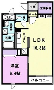 ヴェロクオーレの間取り画像