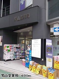 近くの紫山堂薬局まで480m(徒歩6分)