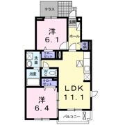シャンテ ロゼの間取り画像