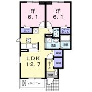 クレマチス B棟の間取り画像
