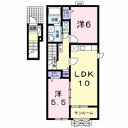 グレンジェルメBの間取り画像