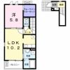 エクセレントロジェ Aの間取り画像