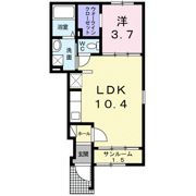 エクセレントロジェ Bの間取り画像