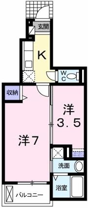 メープルコートの間取り画像