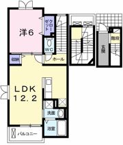 メープルコートの間取り画像