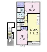 ルーチェラルゴⅡの間取り画像
