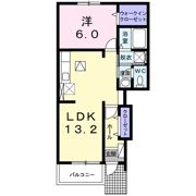 ヴァン リーブル Ⅱの間取り画像
