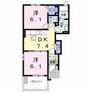 メゾンK・T Ⅲの間取り画像