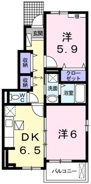 プリートコルソの間取り画像