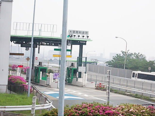 近くの大里インター入口まで500m（徒歩7分）