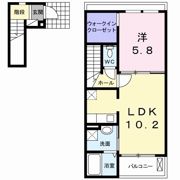 ボヌール Bの間取り画像