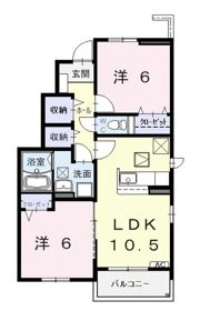 エアリ－Sの間取り画像