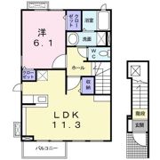 アヴァン新守谷Ⅱの間取り画像
