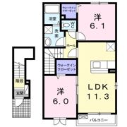 エル フトゥーロ Aの間取り画像