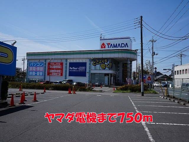 近くのヤマダ電機まで750m（徒歩10分）