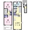 アン ソレイエAの間取り画像