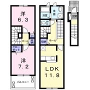 アン ソレイエAの間取り画像