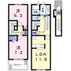 アン ソレイエAの間取り画像