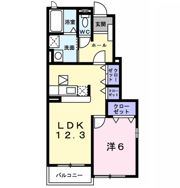 イーストブルーⅡの間取り画像