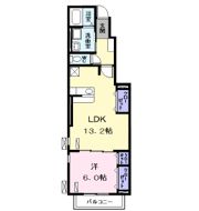アンジュ 八田の間取り画像