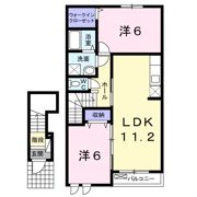 クレールⅡの間取り画像