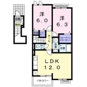 メゾンdeアンジュ Aの間取り画像