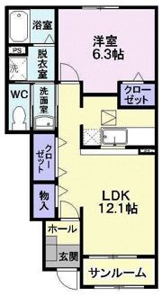 メゾン川原毛の間取り画像