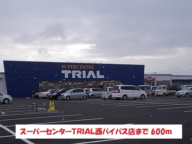 近くのトライアル盛岡西バイパス店まで600m（徒歩8分）