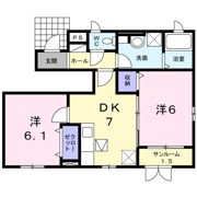 ソレイユ プロムナードの間取り画像