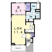 ボヌール大岩館の間取り画像