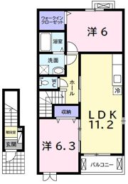 クラシオンの間取り画像