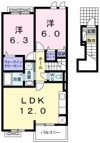 ジュネス オーブの間取り画像