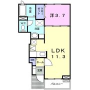 ラ・アムール エ クラージュの間取り画像