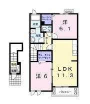 ツインパレス 和の間取り画像