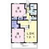 クレメント Aの間取り画像