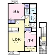 レ・ドルチェの間取り画像